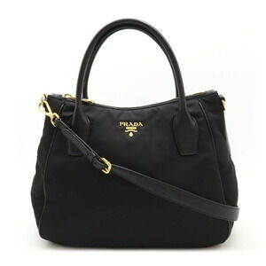 Prada tote bag handbag Shoulder Black at